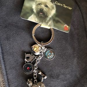 terrier key chain with charms little gifts i love my dog
